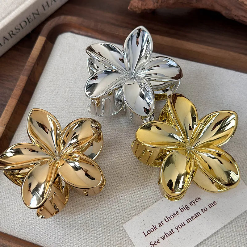 Elegant IG Plumeria Acrylic Hair Claws