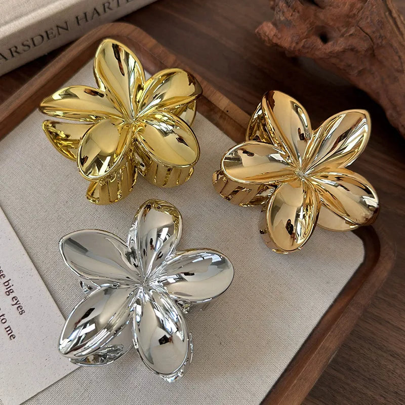 Elegant IG Plumeria Acrylic Hair Claws