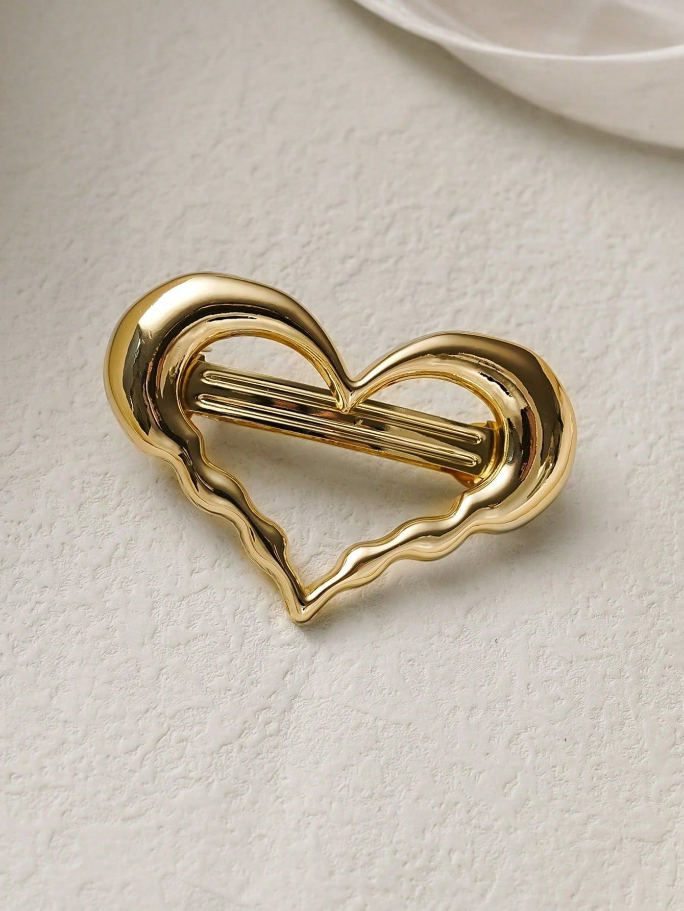 Pretty Classic Style Women's Alloy Plating Hair Golden Clip