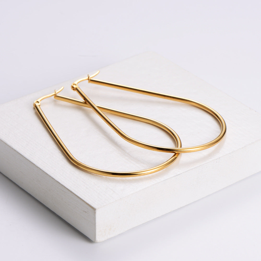 Drop It ! 18K Gold Plated 304 Stainless Steel Earring