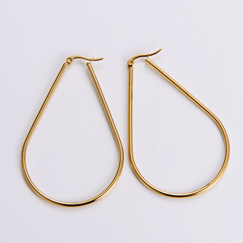 Drop It ! 18K Gold Plated 304 Stainless Steel Earring