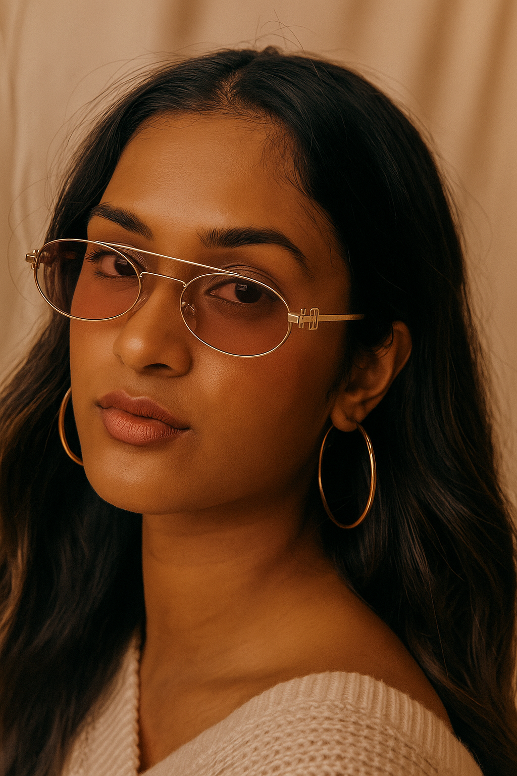 Streetwear Ac UV400 Protection Oval Frame Full Frame Sunglasses