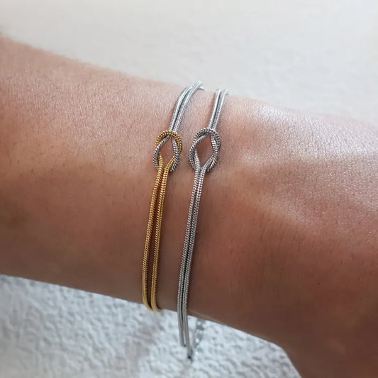 Vintage 18K Gold Plated 304 Stainless Steel 304 Stainless Steel Bracelet