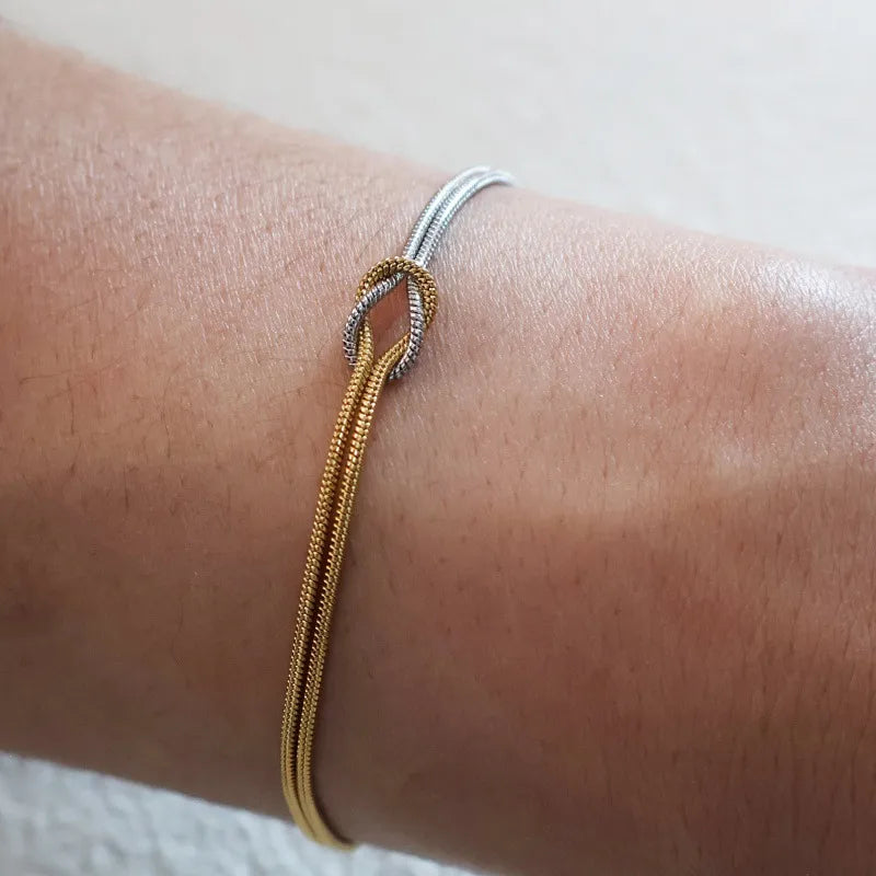 Vintage 18K Gold Plated 304 Stainless Steel 304 Stainless Steel Bracelet