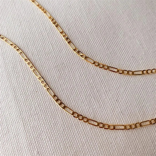 U Shape Stainless Steel 14K Gold Plated Bracelet