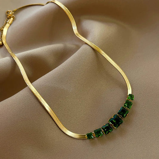 Titanium Steel 18K Gold Plated IG Style Simple Style Plating Water Droplets Knot Pendant Necklace
