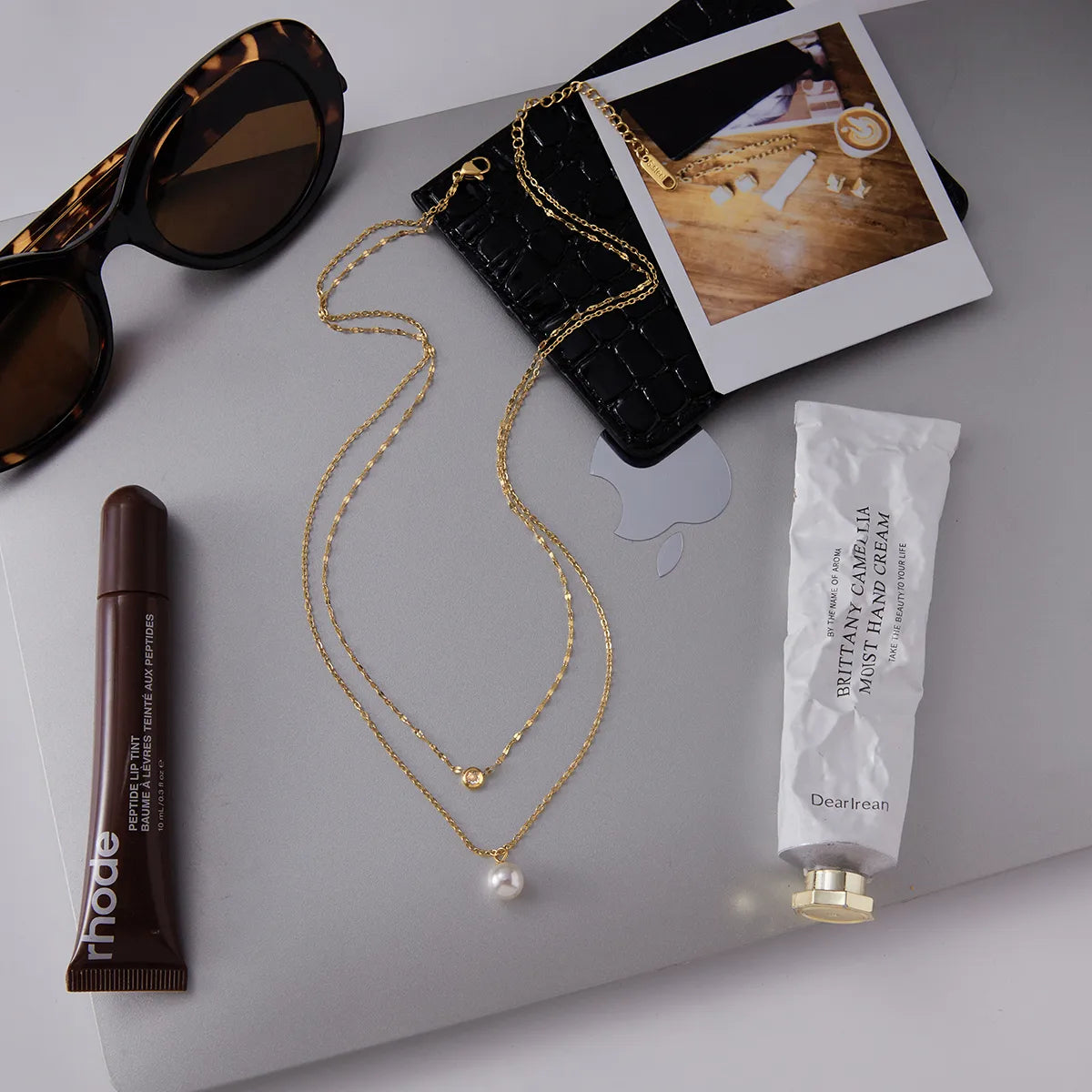 Elegant And Graceful 18K Gold Plated Stainless Steel Necklace