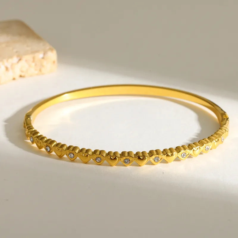 Pretty Gems 18K Gold Plated 304 Stainless Steel Bracelets
