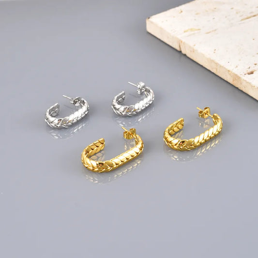 Simple Style Classic Style 304 Stainless Steel 18K Gold Plated Drop Earring