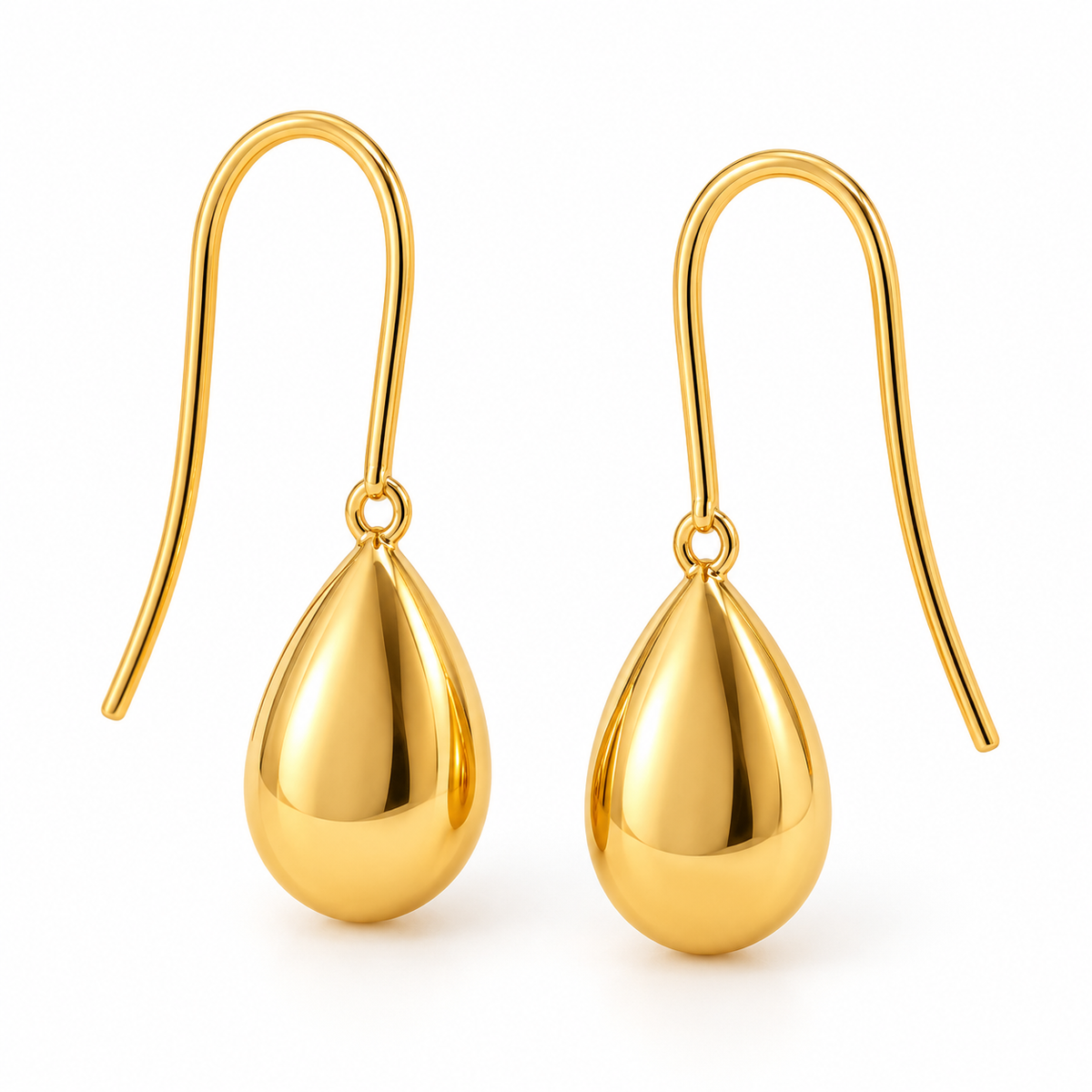 One Drop Unique 18K Gold Plated 304 Stainless Steel Earring