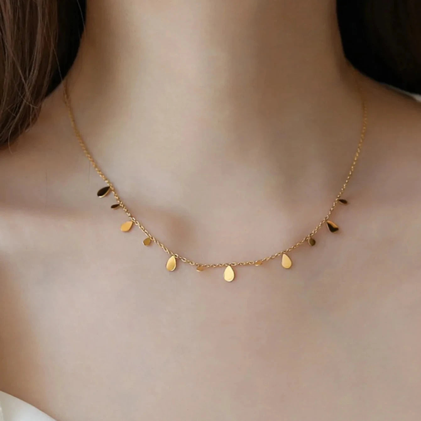 Unique Shape 18K Gold Plated 304 Stainless Steel Necklace