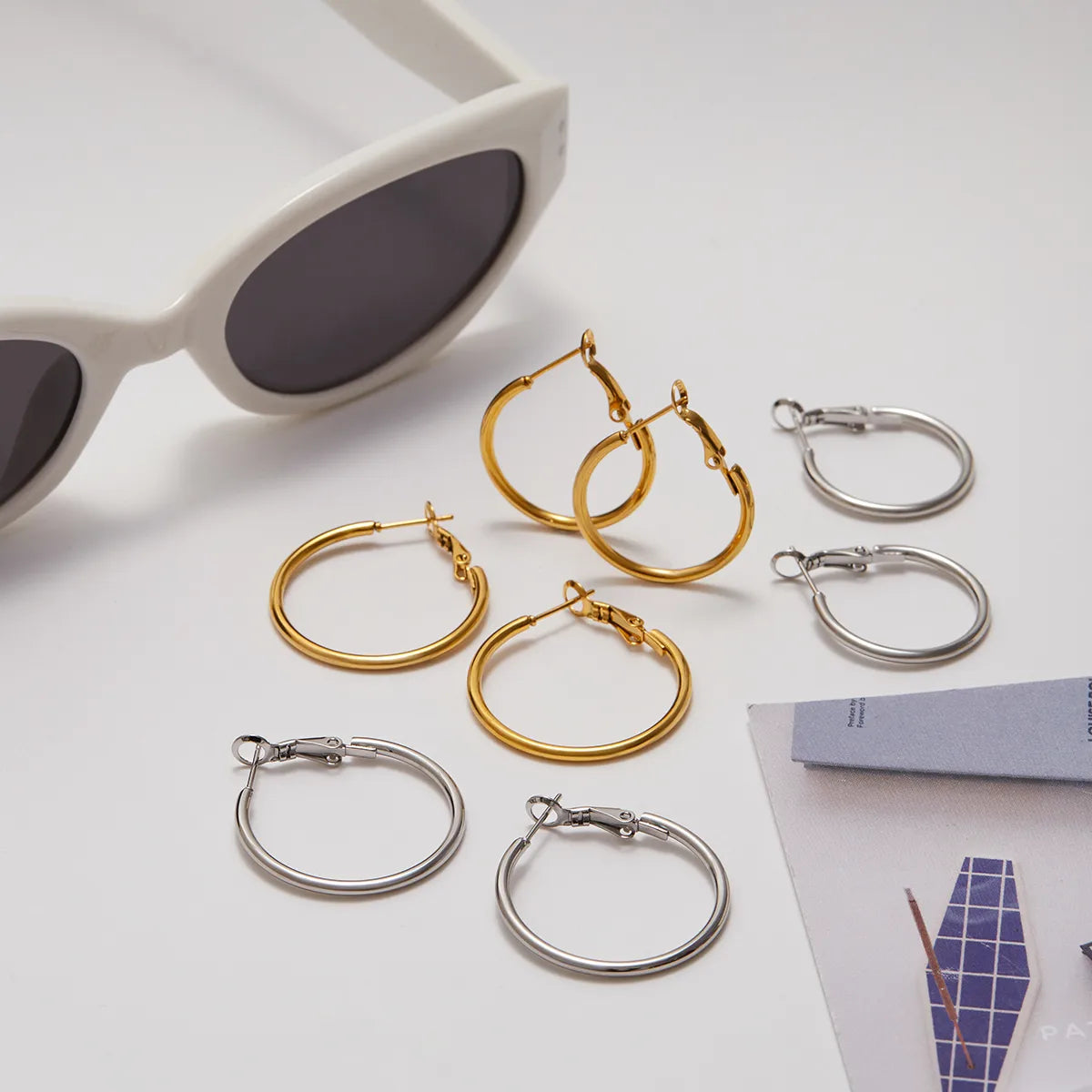 Classic Hoop 18K Gold Plated 304 Stainless Steel Earring