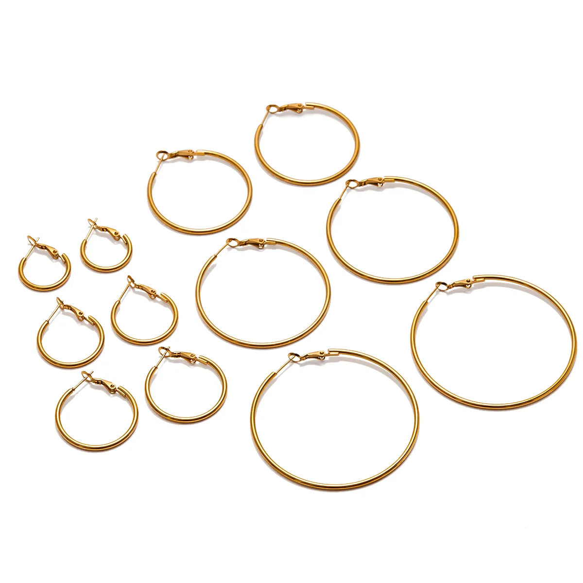 Classic Hoop 18K Gold Plated 304 Stainless Steel Earring