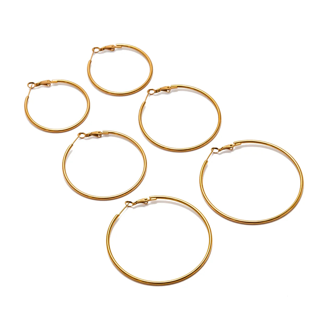 Classic Hoop 18K Gold Plated 304 Stainless Steel Earring