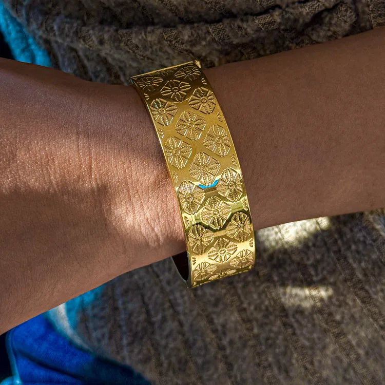 Four Leaf Clover 18K Real Gold 304 Stainless Steel