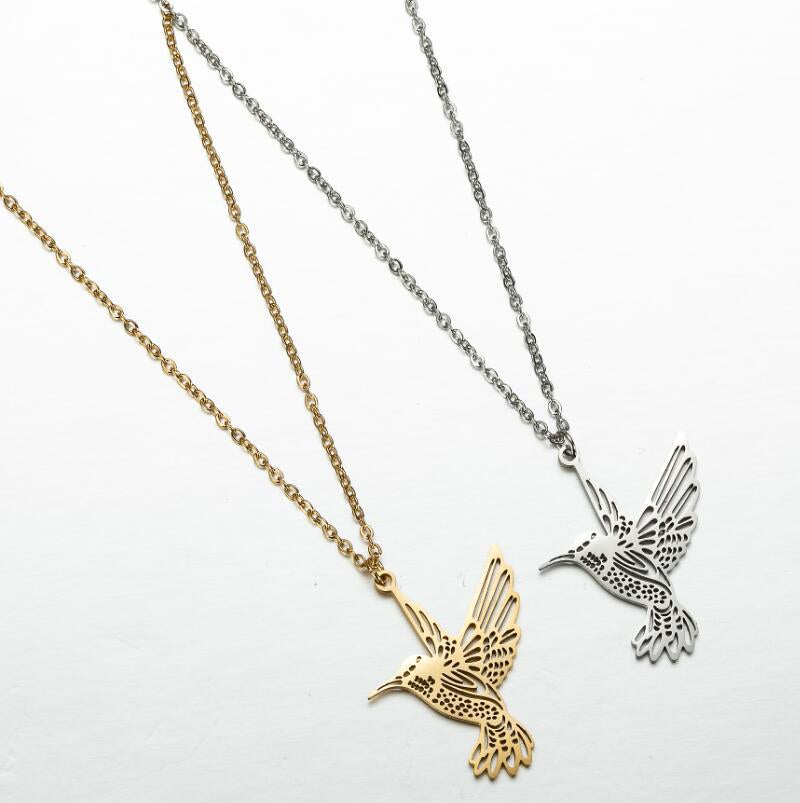 Eagle 201 Stainless Steel 18K Gold Plated Necklace