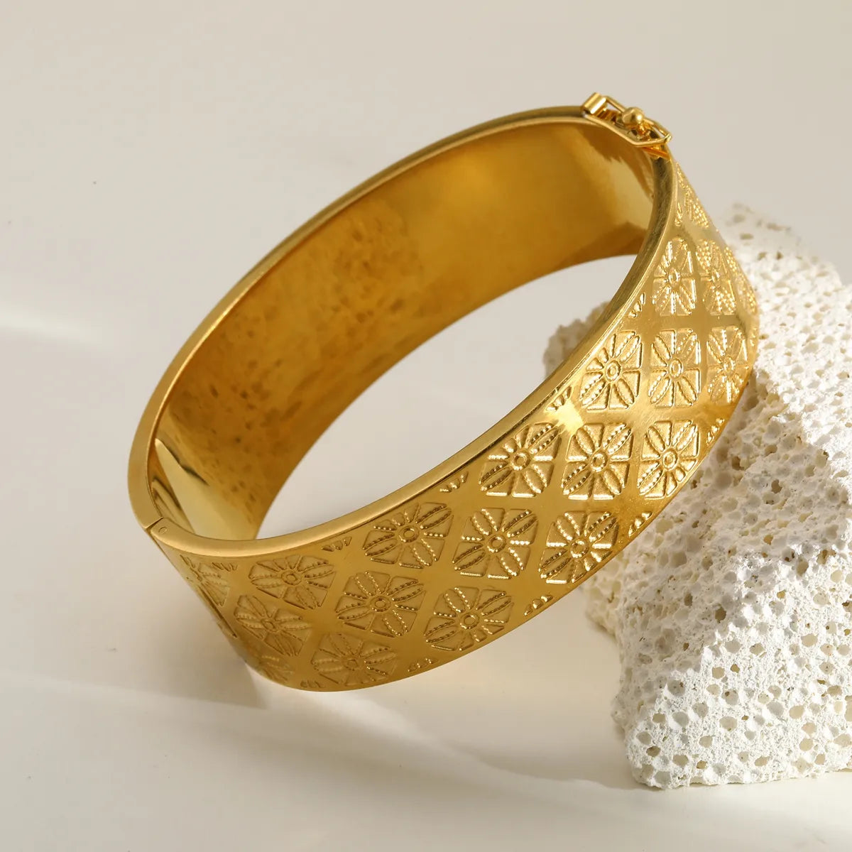 Four Leaf Clover 18K Real Gold 304 Stainless Steel