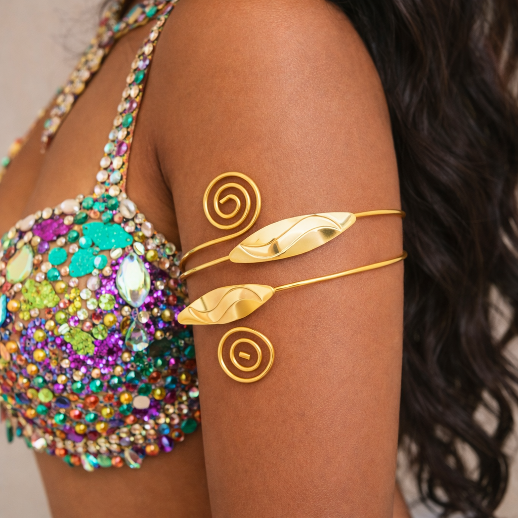 Arms Candy 18K Gold Plated 304 Stainless Steel Arm Bracelet