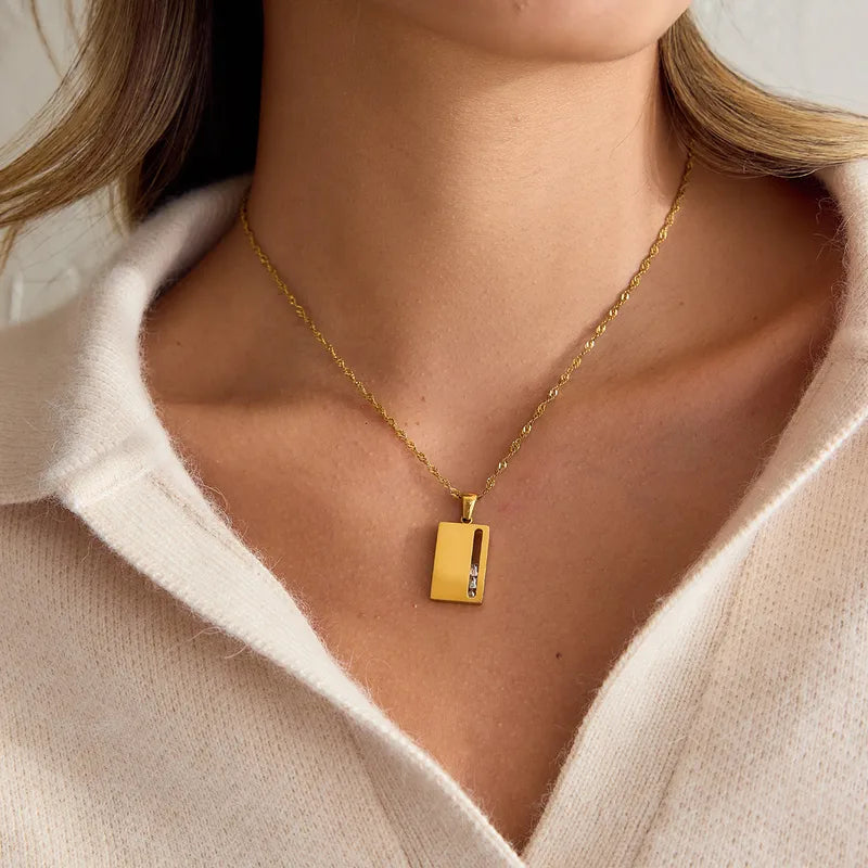 Booked Blessed 18K Gold Plated 304 Stainless Steel Necklace