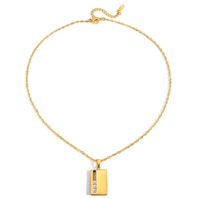 Booked Blessed 18K Gold Plated 304 Stainless Steel Necklace