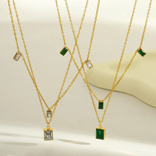 Show Me Layers 18K Gold Plated 304 Stainless Steel Necklace