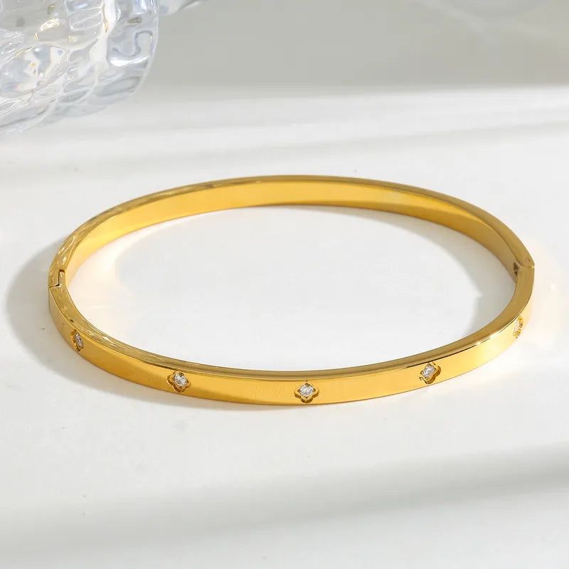 Pretty Elegant 18K Gold Plated 304 Stainless Steel Bracelet