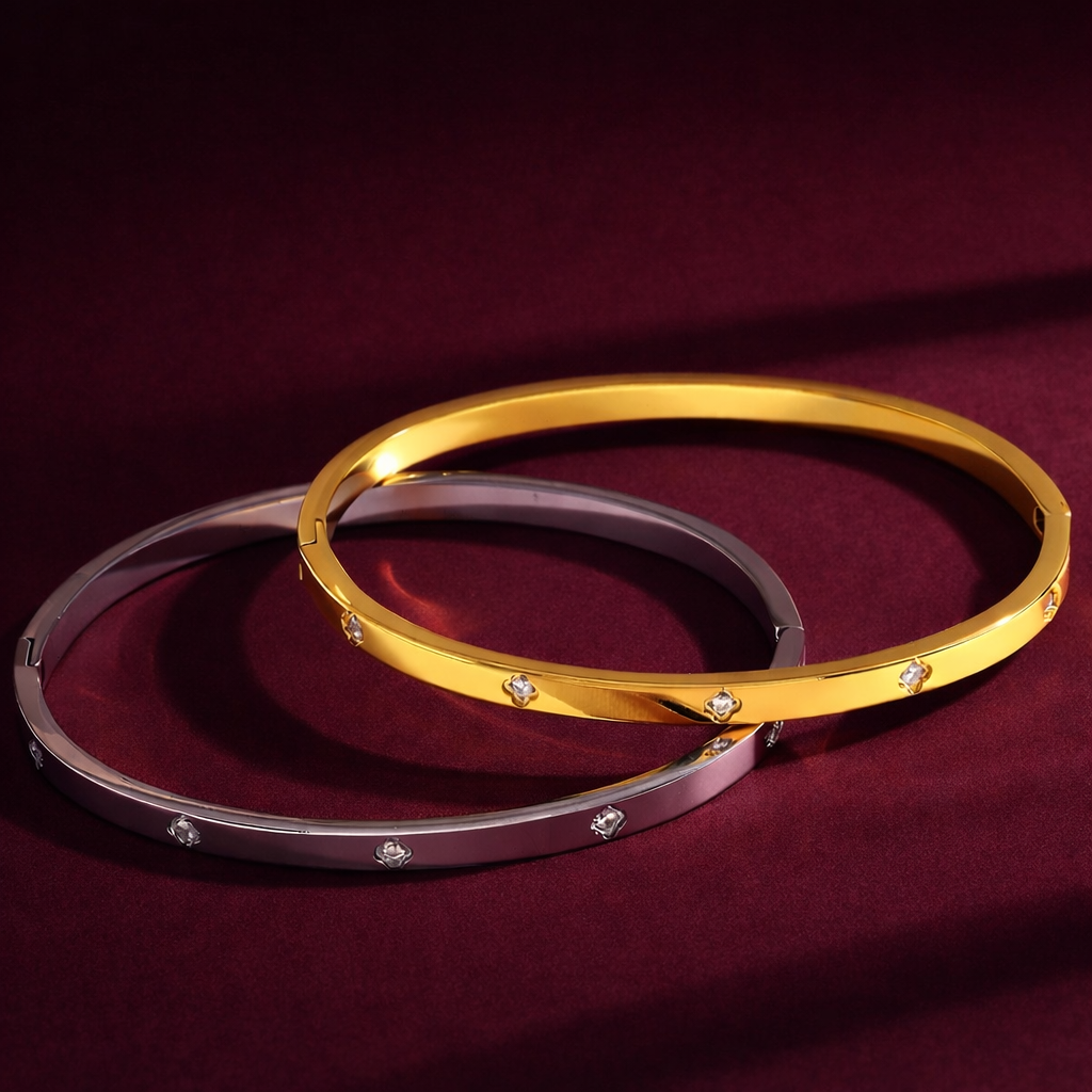 Pretty Elegant 18K Gold Plated 304 Stainless Steel Bracelet