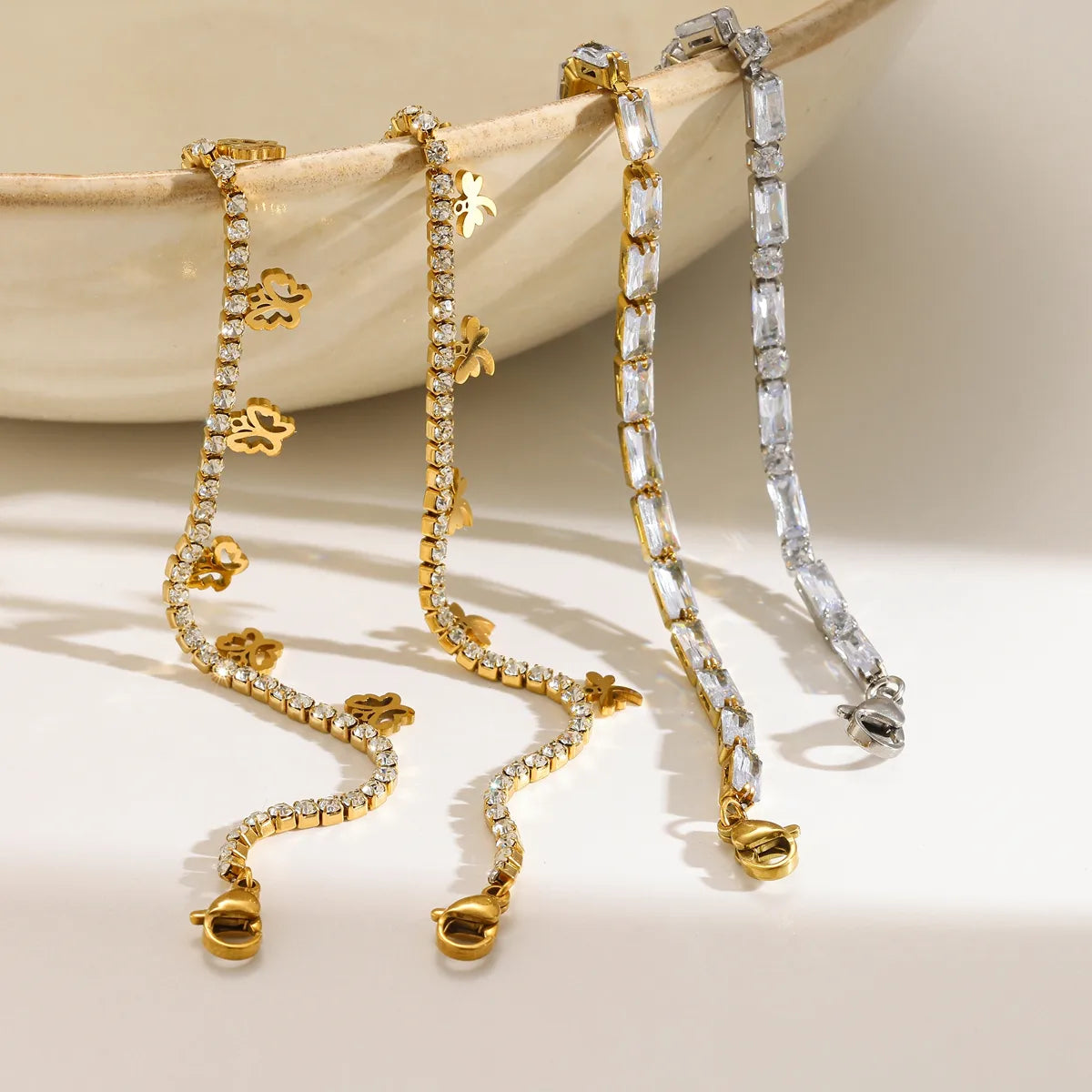 Pretty Chain 18K Gold Plated 304 Stainless Steel Bracelet