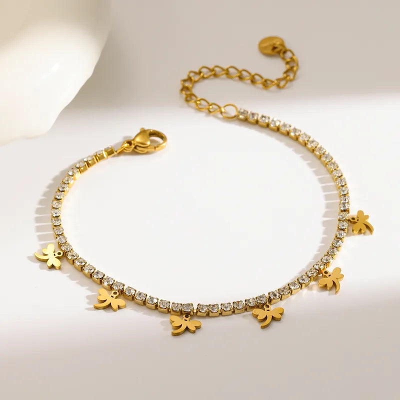 Pretty Chain 18K Gold Plated 304 Stainless Steel Bracelet