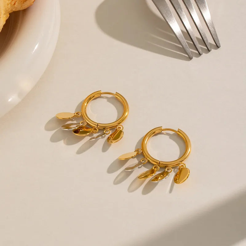 Tassel 18K Gold Plated 304 Stainless Steel Earring