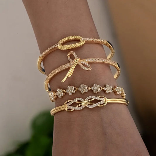 Babe You’re Cute 18K Gold Plated 304 Stainless Steel Bracelet