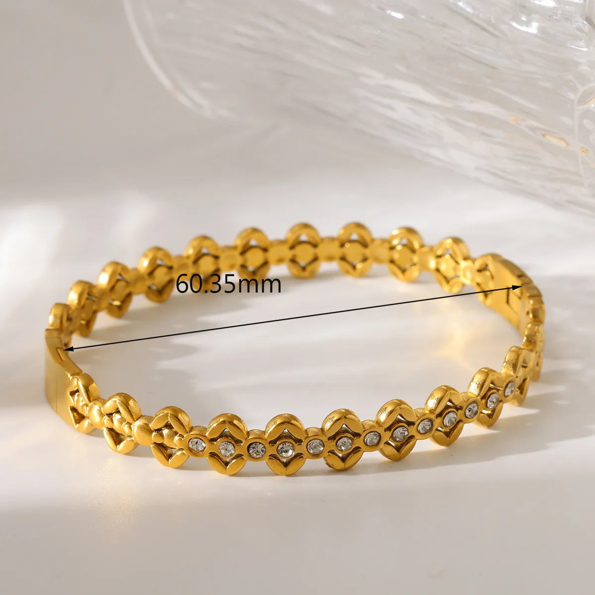 Rumor Has It 18K Gold Plated 304 Stainless Steel Bracelet