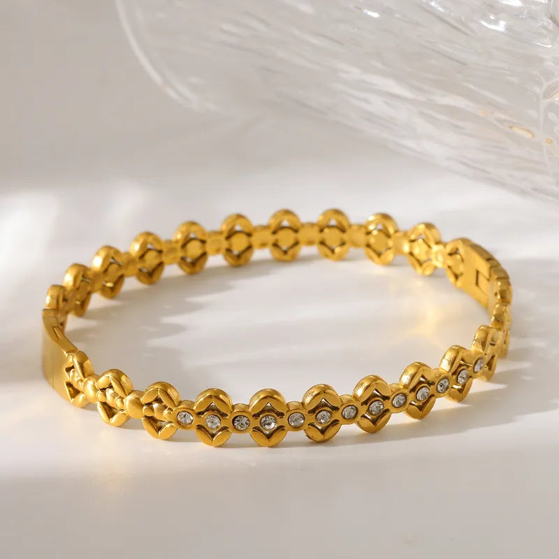 Rumor Has It 18K Gold Plated 304 Stainless Steel Bracelet