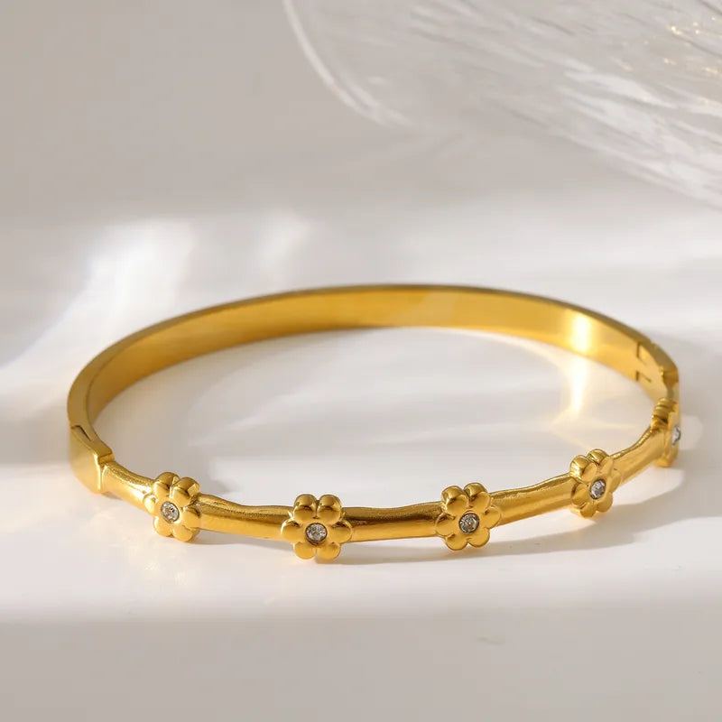 Rumor Has It 18K Gold Plated 304 Stainless Steel Bracelet