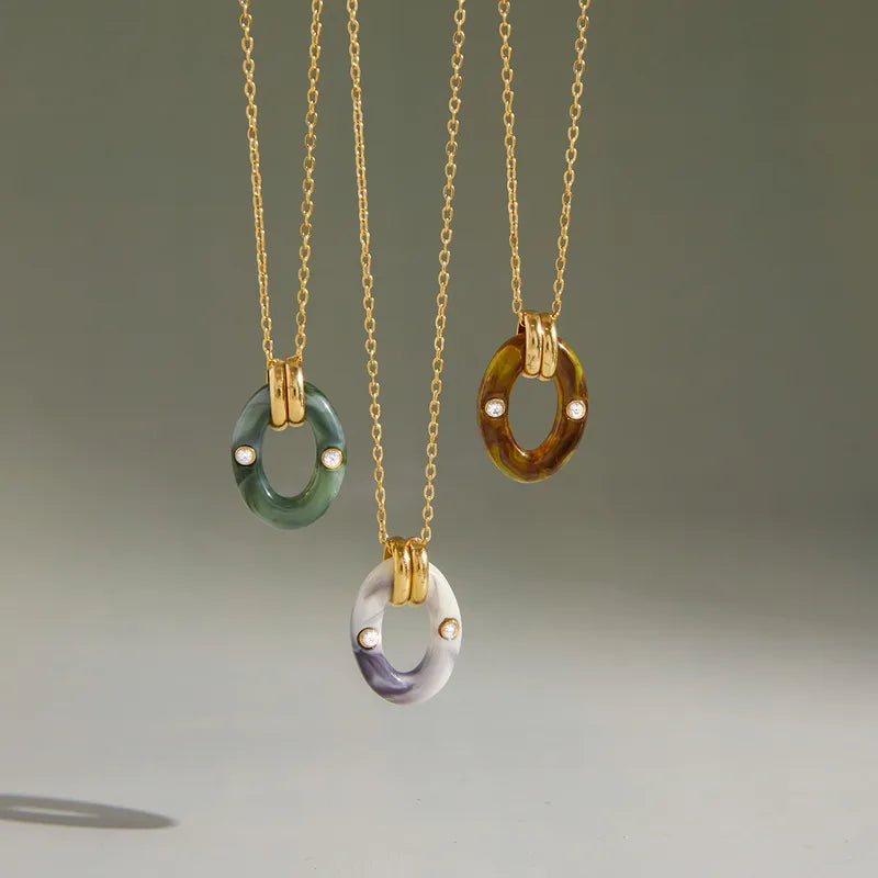Who’s Who 18K Gold Plated 304 Stainless Steel Necklace