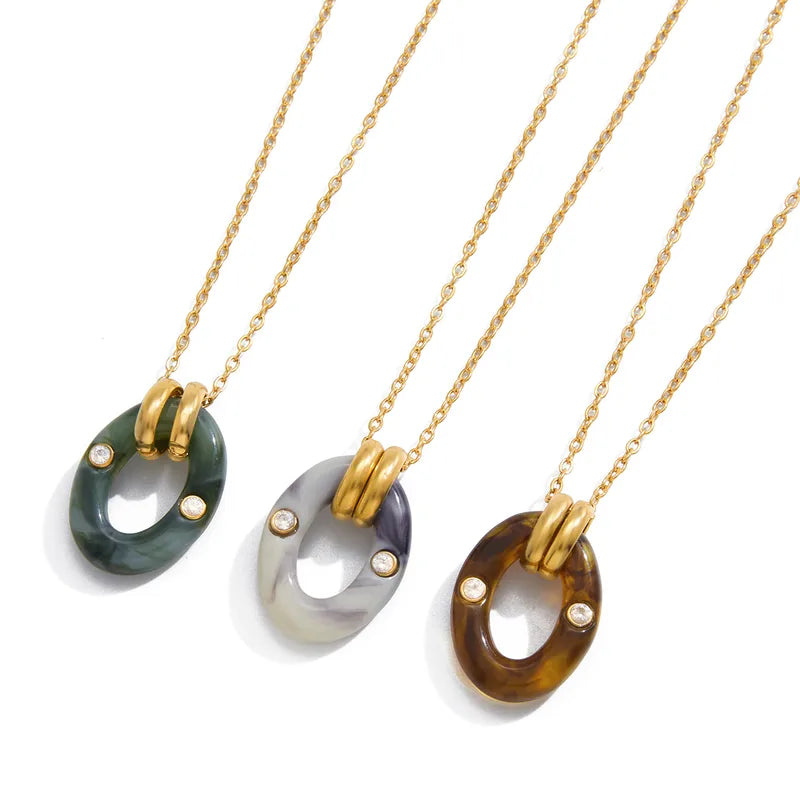 Who’s Who 18K Gold Plated 304 Stainless Steel Necklace