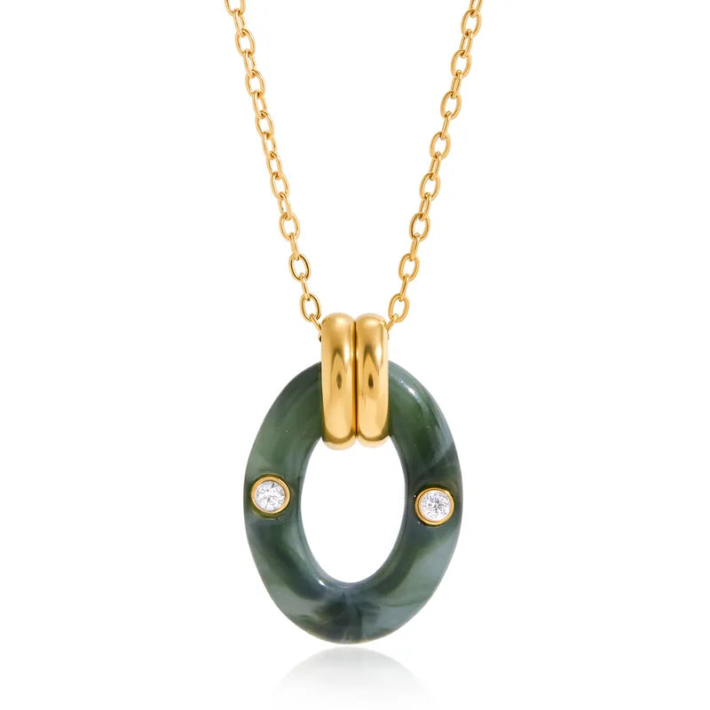 Who’s Who 18K Gold Plated 304 Stainless Steel Necklace