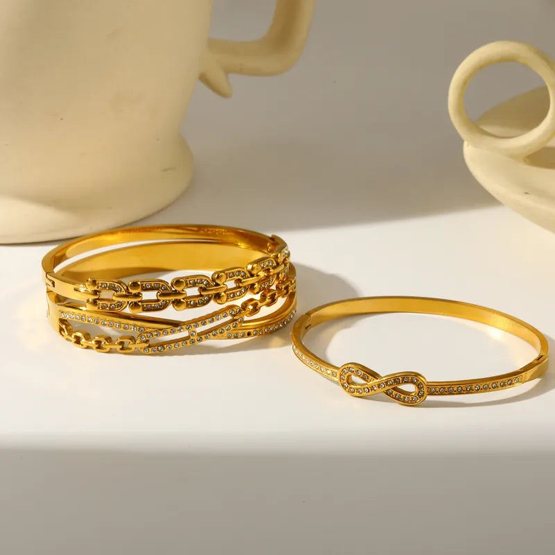 Locked In 18K Gold Plated 304 Stainless Steel Bracelet