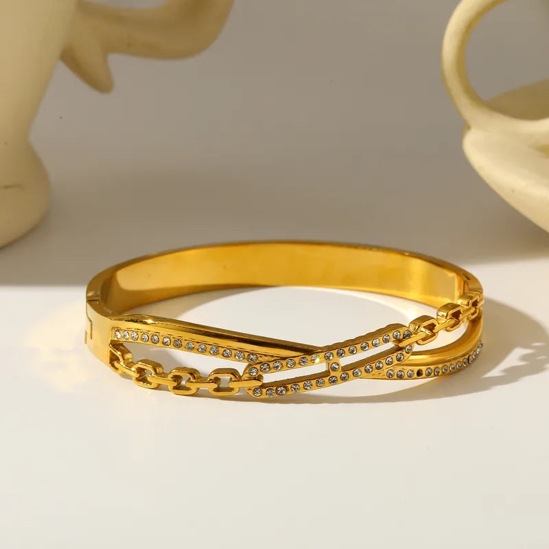 Locked In 18K Gold Plated 304 Stainless Steel Bracelet