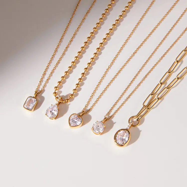 Significant Changes 18K 304 S Steel Gold Plated Necklace