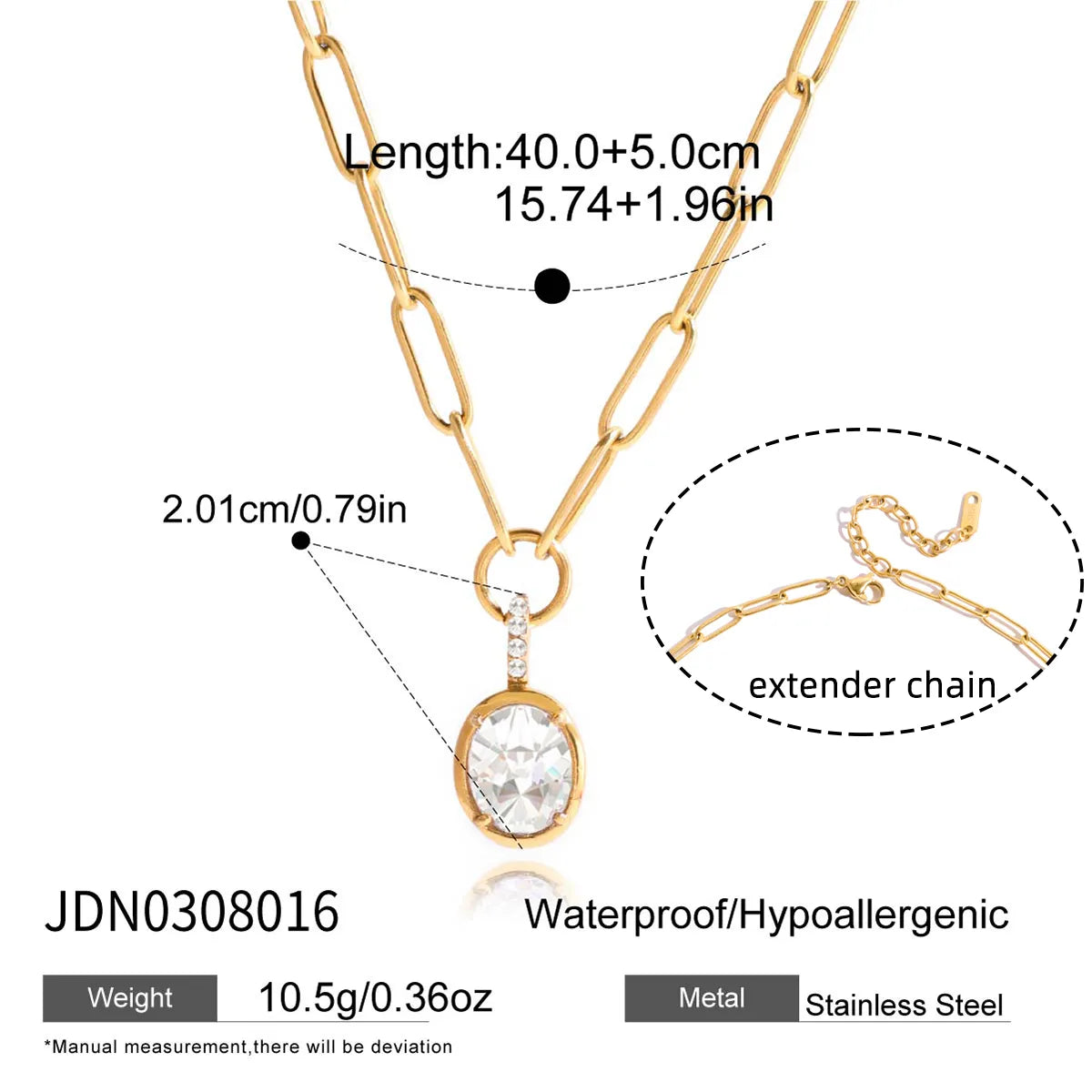 Significant Changes 18K 304 S Steel Gold Plated Necklace