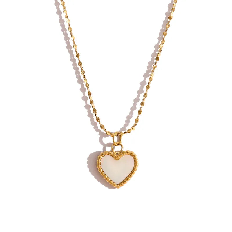Heart of Gold 18K Gold Plated and 304 Stainless Steel Necklace