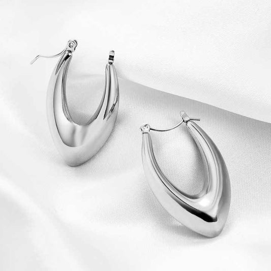 Silver Drop Sweet Titanium Steel Earring