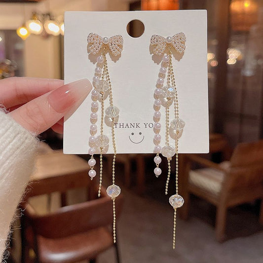 Pearl Drive Alloy Plating Earring