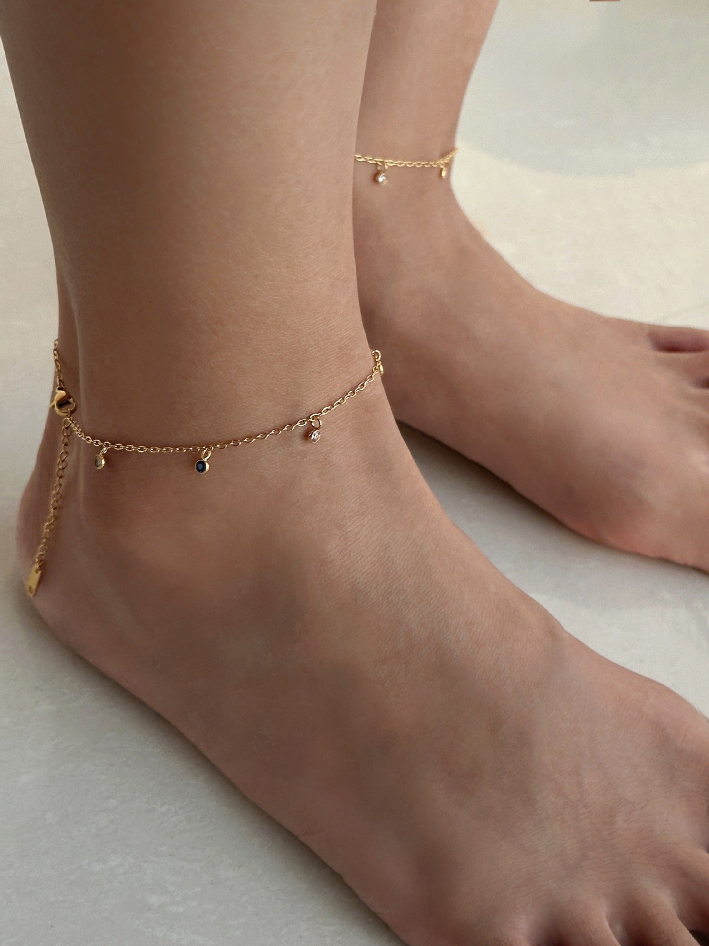 Color Stainless Steel Plating 18k Gold Plated Women's Anklet