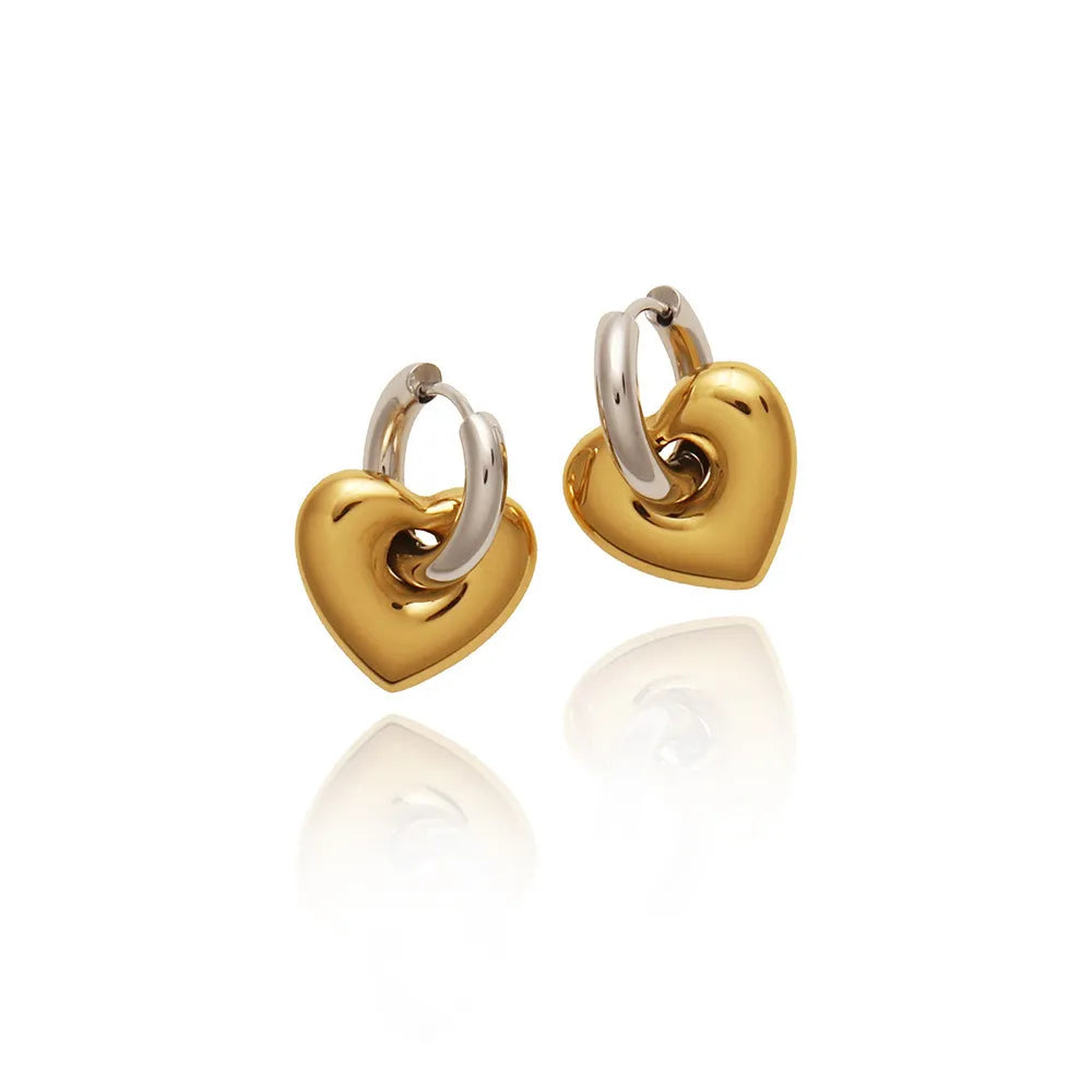 Stainless Steel 304 Stainless Steel Titanium Steel 18K Gold Plated Gold Plated Drop Earrings