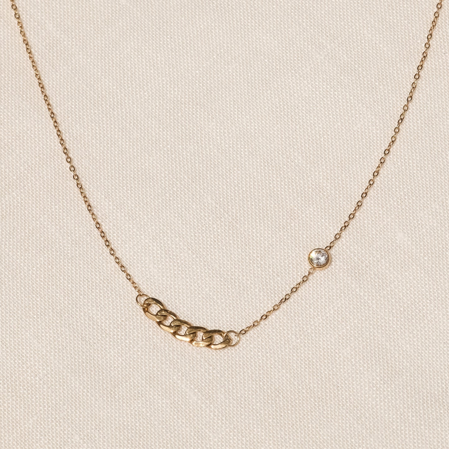 Casual Simple Style Geometric Titanium Steel Necklace