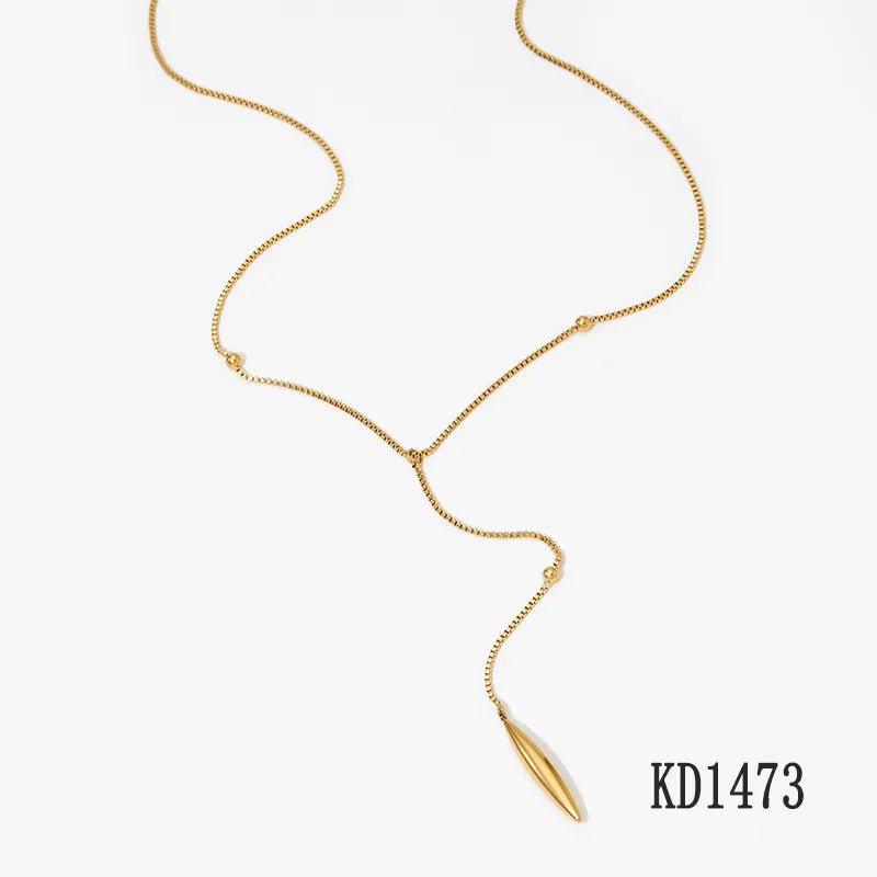 Love Arrow 18K Gold Plated 304 Stainless Steel Necklace