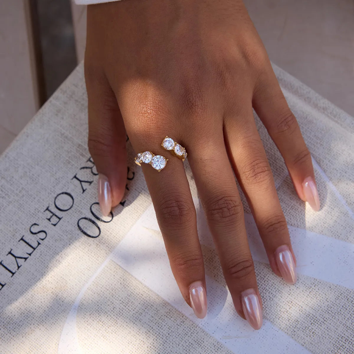 Classic 18K Gold Plated Stainless Steel Ring