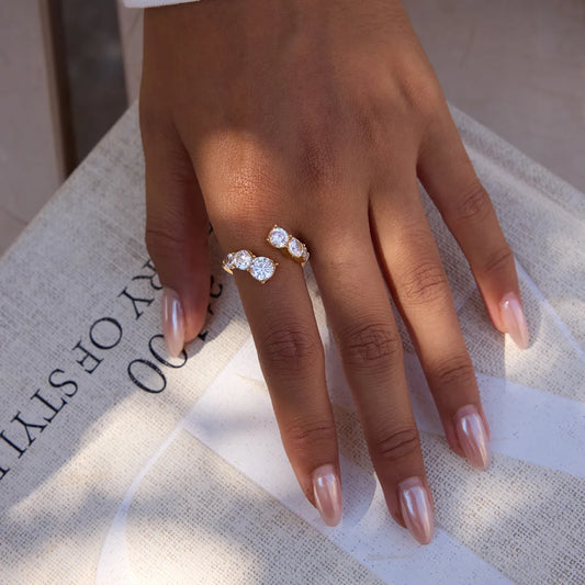 Classic 18K Gold Plated Stainless Steel Ring